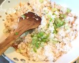 ふわとろ玉子のカニカマあんかけ炒飯作り方5写真