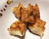 余った焼売の皮でウィンナーちく巻き揚げ♡作り方2写真