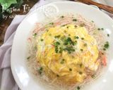 ふわふわ玉子のカニカマあんかけ丼作り方9写真