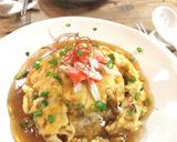 ふわとろ玉子のカニカマあんかけ炒飯作り方11写真