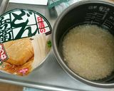 どん兵衛ご飯作り方1写真