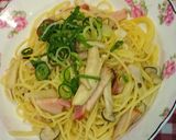 きのことベーコンのマヨ⭐ペペロンチーノ作り方5写真
