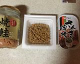 納豆&鮭フレーク&さんまの蒲焼きの3色丼作り方1写真
