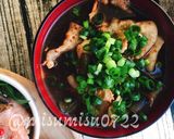 豚バラ入りめかぶたっぷり味噌汁作り方6写真