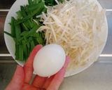 もやしとニラとたまごの炒め物作り方1写真