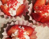 お祝い・パーティに＊簡単♪苺のお花アイス作り方5写真