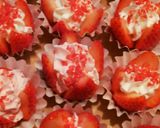 お祝い・パーティに＊簡単♪苺のお花アイス作り方10写真