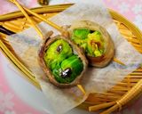ころころ芽キャベツ☆肉巻き串作り方4写真