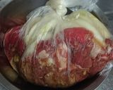 菜の花の焼肉炒め作り方1写真