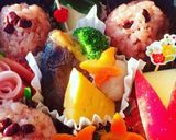 お赤飯おにぎり 春の和弁当作り方2写真