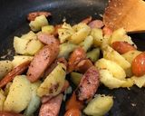 ウインナーと春の温野菜でマヨチーズソテー作り方4写真