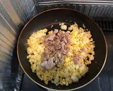 シンプル豚肉チャーハン作り方4写真
