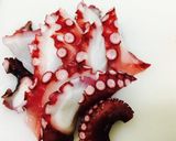 簡単タコとレタスのオイスターソース炒め作り方1写真