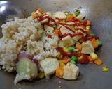 最速の高野豆腐のキーマカレー作り方13写真