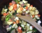 冷蔵庫の野菜整理に☆ミネストローネ☆作り方3写真