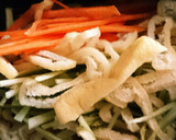 節約☺❓ウドの皮で美味しいきんぴら(^^作り方2写真