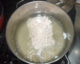 コーンスープ♪簡単白菜鶏ひき肉冷凍コーン作り方7写真