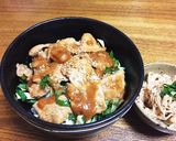 豚肉の味噌焼きのっけ丼作り方6写真