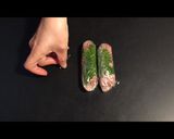 お弁当に。ラップソーセージ大葉くるくる作り方4写真