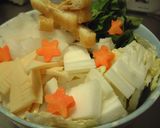 ♡もちもち♡鶏団子のコクみそ鍋作り方1写真