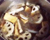 れんこんと厚揚げの煮物作り方3写真