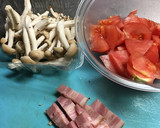 トマトとしめじのふんわり玉子炒め作り方1写真
