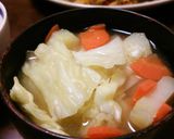 春キャベツの味噌汁。作り方6写真