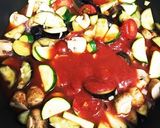 メカジキの具沢山トマトソース煮作り方3写真