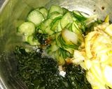 サッパリ！胡瓜とワカメのレモン酢の物☆作り方3写真