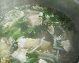 豚バラとニラの中華スープ作り方3写真