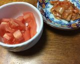 納豆のキムチトマト和え作り方1写真