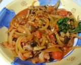 セロリとトマトの塩焼きそば作り方5写真