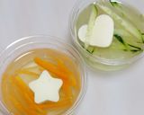 琉木綿豆腐と生もずくと野菜のゼリー作り方3写真