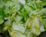 鶏ささみとレタスと青梗菜ニラのさっぱり煮作り方4写真