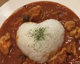 豚コマボールのトマトチーズ煮込み作り方5写真