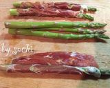 アスパラと生ハムのスティック春巻き作り方3写真
