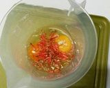桜えび入りフワフワ卵焼き(お弁当彩り)作り方1写真