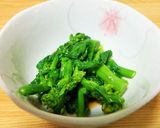 菜の花としらすの名残り雪風お浸し作り方6写真