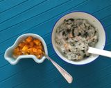 離乳食中期☆ほうれん草と納豆のお粥作り方5写真
