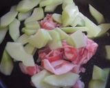 チャーテと豚肉の炒め煮作り方4写真