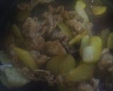 チャーテと豚肉の炒め煮作り方5写真