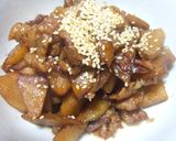 チャーテと豚肉の炒め煮作り方6写真