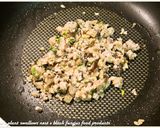 黑木耳豆苗絞肉炒飯．柯媽媽の植物燕窩作り方2写真