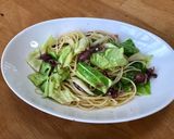 春キャベツとホタルイカのペペロンチーノ作り方6写真