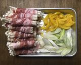 作り置き料理。豚バラ巻えのきのクリーム煮作り方1写真