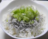 超簡単オリーブオイル風味のシラスご飯作り方6写真