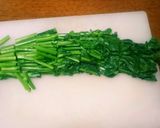 旬 かき菜 即席漬け作り方1写真