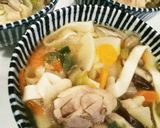 野菜たっぷりうどん作り方5写真
