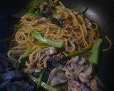 小松菜の上海風焼きそば♪作り方5写真