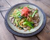 小松菜の上海風焼きそば♪作り方6写真